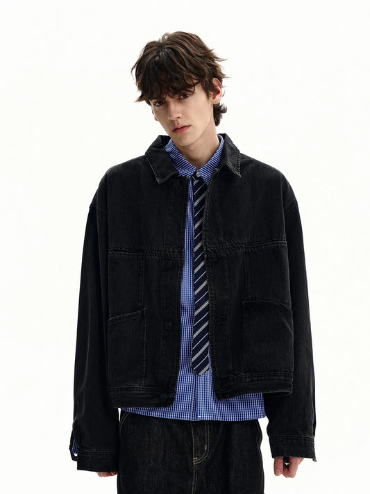 RT No. 32812 BLACK WORKWEAR DENIM JK