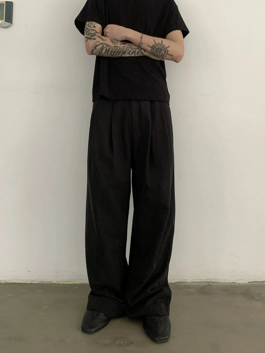 RT No. 19711 PLEATED STRAIGHT PANTS