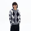 RT No. 29044 KNITWEAR DIMAOND POLO SWEATER