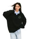 RTK (W) No. 514 COLLEGE V-NECK POLO SWEATER