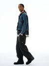 RT No. 19557 BROWN COLLAR DENIM JK