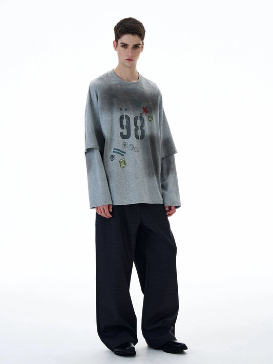 RT No. 20013 GRAFFITI TWO PIECE LONG SLEEVE