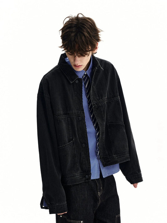 RT No. 32812 BLACK WORKWEAR DENIM JK