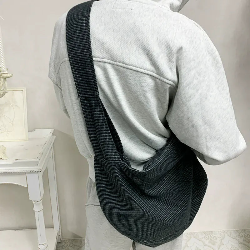 PLAID SHOULDER CROSS BAG