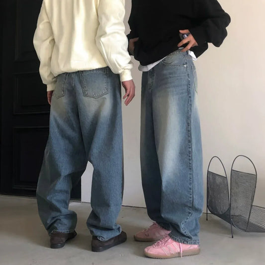 RT No. 45002 BAGGY DENIM STRAIGHT JEANS