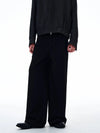 RT No. 20029 PLEATED DENIM STRAIGHT JEANS