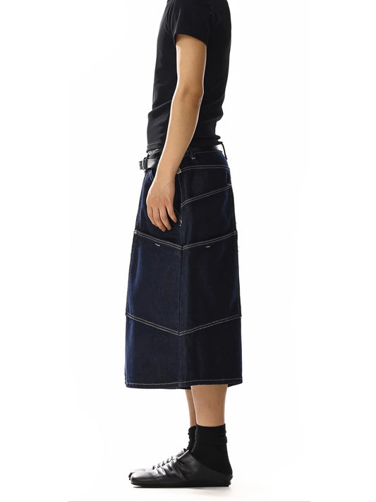 RT No. 18250 BLUE UTILITY WIDE SHORTS