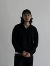 RT No. 18759 BOXY KNIT POLO LONGSLEEVE