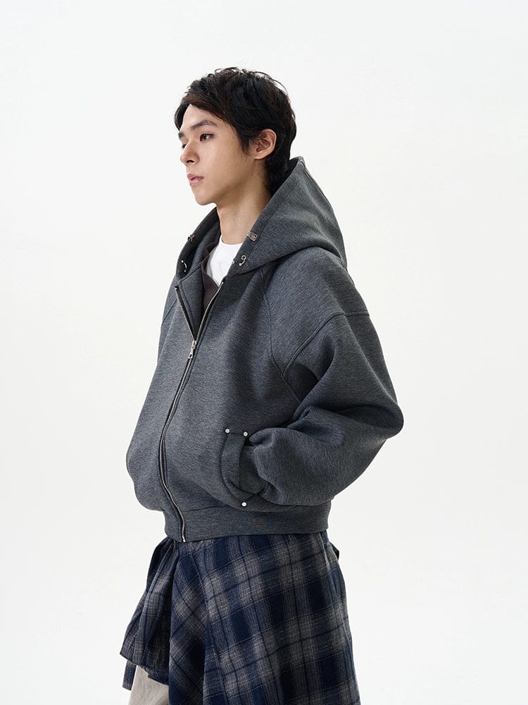 RT No. 12011 OVERSIZE ZIP-UP HOODED JK