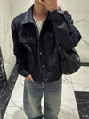 RT No. 32606 NAVY BLUE CORDUROY PATCH JK