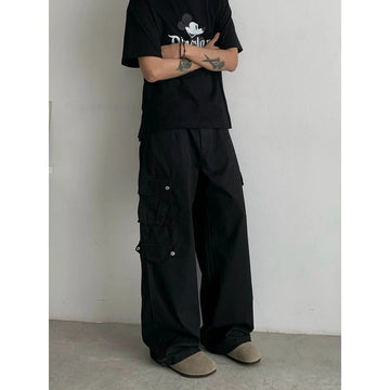 RT No. 18852 CARGO BAGGY STRAIGHT PANTS