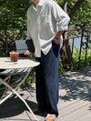 RT No. 25012 STRIPE BUTTON-UP SHIRT