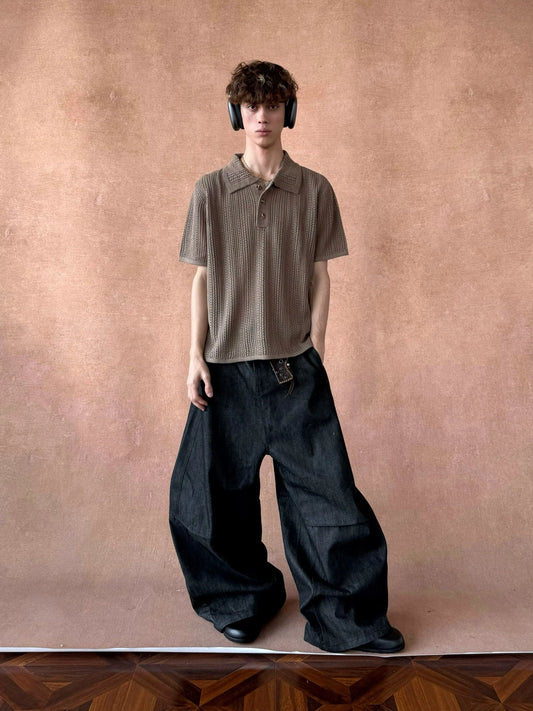 RT No. 19606 KNIT POLO SHORT SLEEVE