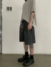 RT No. 19722 PLEATED SILHOUETTE CASUAL SHORTS