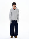 RT No. 29042 KNITWEAR LAZY COLLAR SWEATER