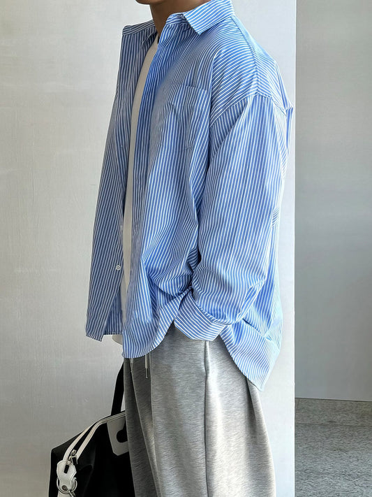 RT No. 12447 BLUE STRIPED SHIRT
