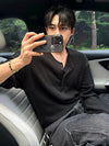 RT No. 25006 WAFFLE KNIT HENRY LONGSLEEVE