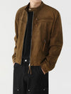 RT No. 19002 BROWN SUEDE MOTORCYCLE JK