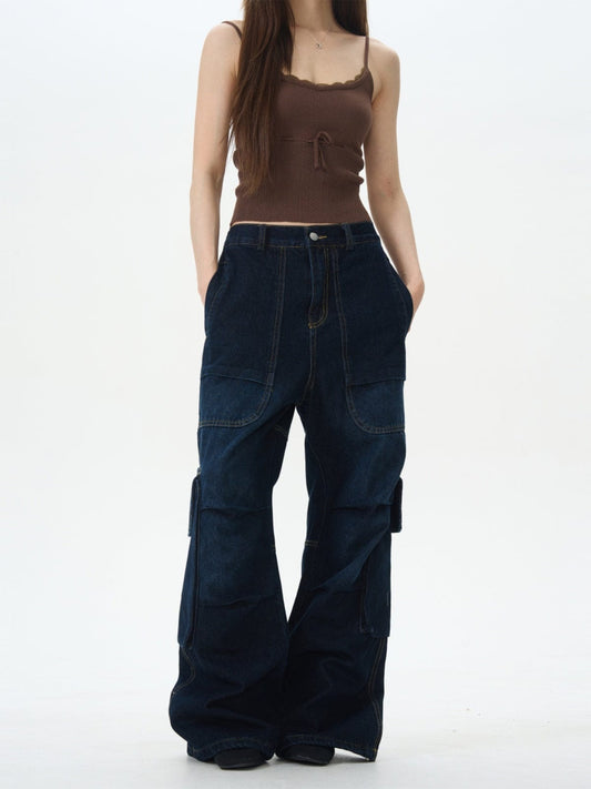 RT No. 12480 RECONSTRUCTED WORKWEAR STRAIGHT PANTS