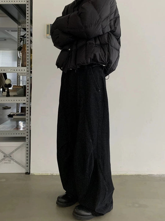 RT No. 18755 SILHOUETTE PLEATED DENIM JEANS
