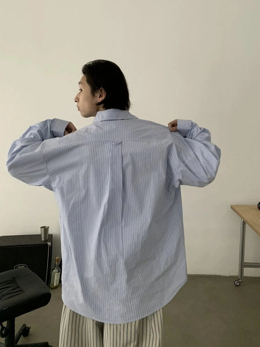 RT No. 18853 BLUE BUTTON-UP SHIRT