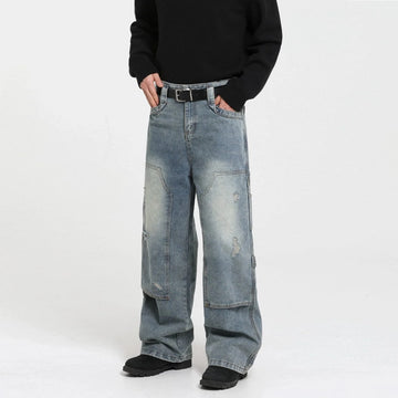 RT No. 32612 DISTRESSED CARPENTER DENIM JEANS