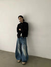 RT No. 29118 YORU STAND COLLAR ZIP JK