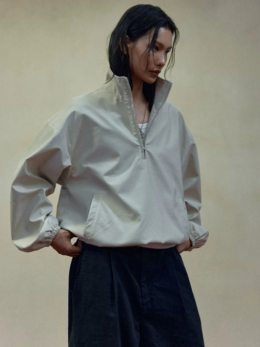 RT No. 29126 HALF ZIP-UP STAND COLLAR JK