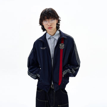 RT No. 31023 SPORTS STRIPED COLLAR SPORTS JK