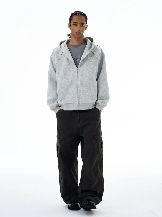RT No. 19533 RECONSTRUCTED ZIP UP HOODIE