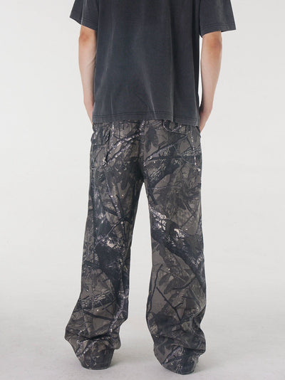 RT No. 11501 BRANCH CAMO STRAIGHT PANTS