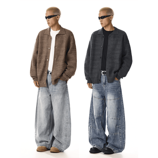 RT No. 33000 KNITWEAR COLLAR CARDIGAN