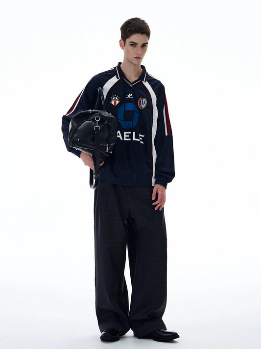 RT No. 20019 PLAID STRAIGHT PANTS