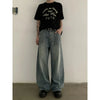 RT No. 18854 WASHED BLUE DENIM STRAIGHT JEANS