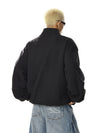 RT No. 28007 MAINICHI BLACK STAND COLLAR SWEATER
