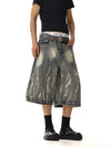 RT No. 18122 LIGHTNING WASHED DENIM SHORTS