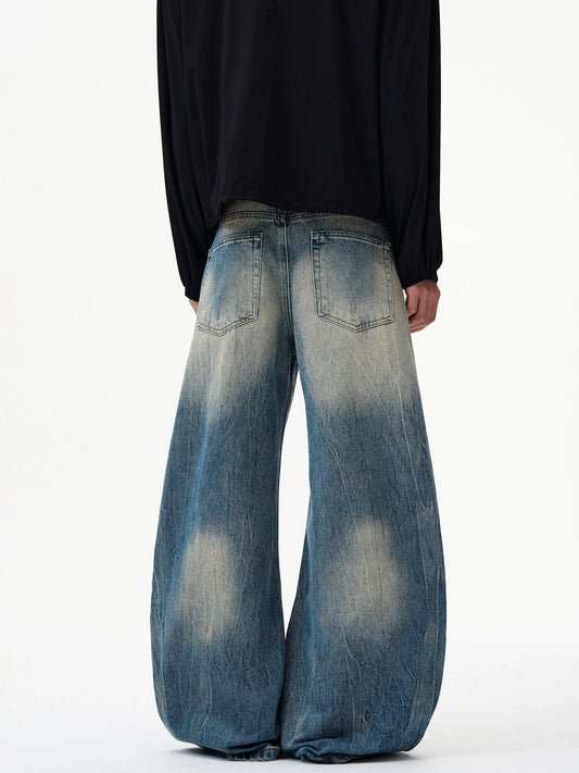 RT No. 32819 WASHED SCIMITAR DENIM JEANS