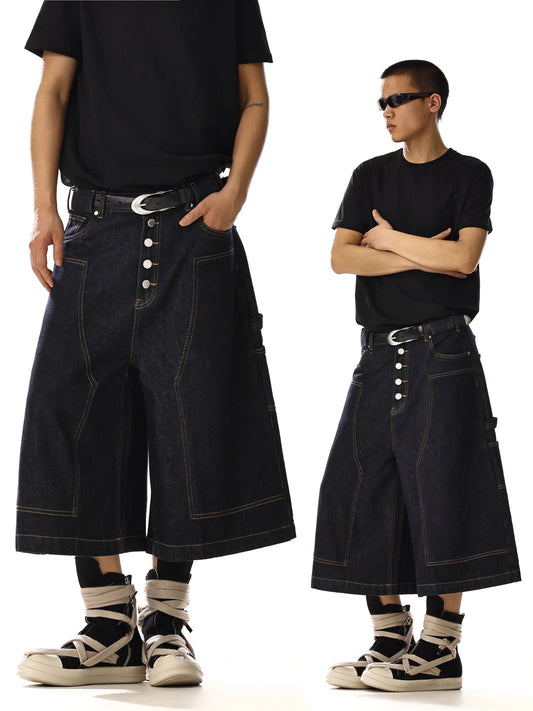 RT No. 18240 UTILITY DENIM SHORTS