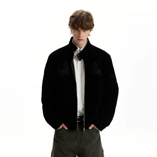 RT No. 42018 KNIGHT SUEDE BOXY JACKET