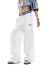 RTK (W) No. 507 DOUBLE WAIST STRAIGHT PANTS