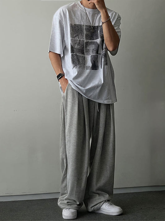 RT No. 12452 PLEATED STRAIGHT PANTS