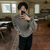 RT No. 42101 KNITWEAR STRIPED PULLOVER SWEATER