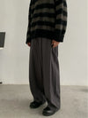 RT No. 18815 PLEATED WIDE STRAIGHT PANTS
