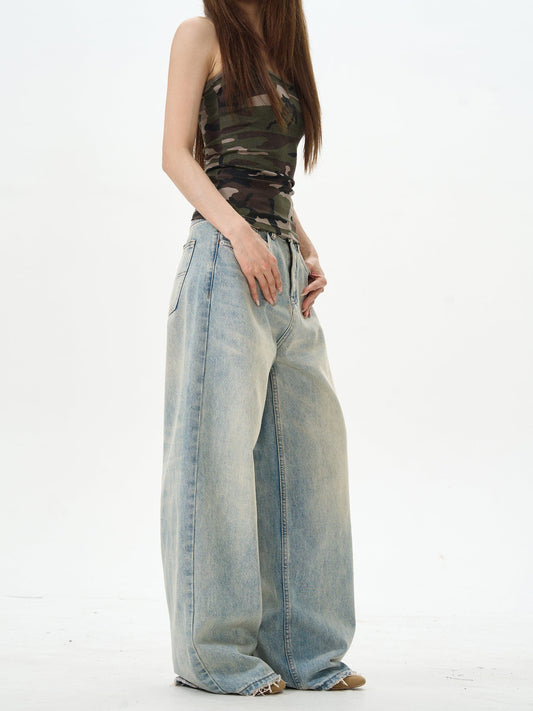 RT No. 12574 LIGHT BLUE STRAIGHT DENIM JEANS