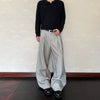 RT No. 40842 STRIPED PLEATED BAGGY PANTS