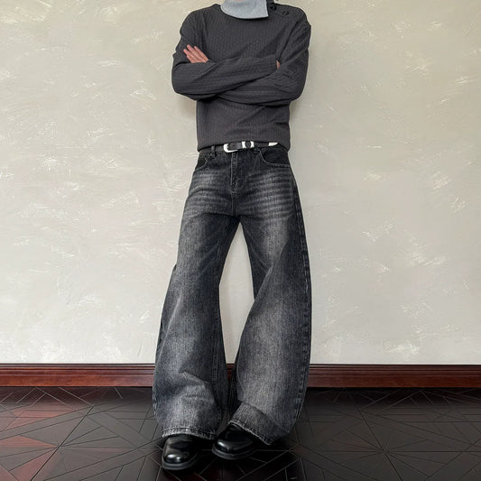 RT No. 40844 WHISKER WASH DENIM BOOTCUT JEANS