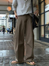 RT No. 31070 PLEATED STRAIGHT DRAPE PANTS