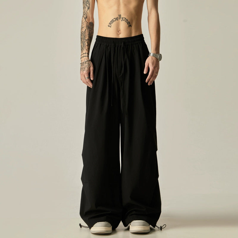 RT No. 11649 PARACHUTE DRAPE WIDE STRAIGHT PANTS