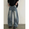 RT No. 18849 WASHED BLUE SCIMITAR DENIM JEANS