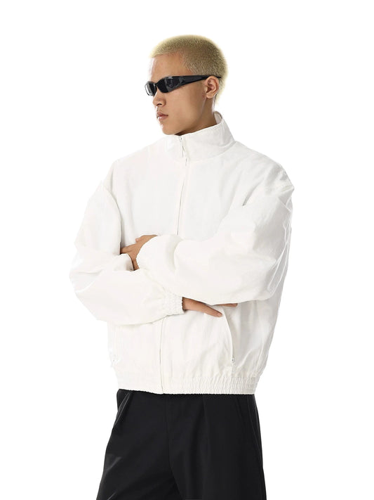 RT No. 32719 WHITE SILHOUETTE STAND COLLAR JK